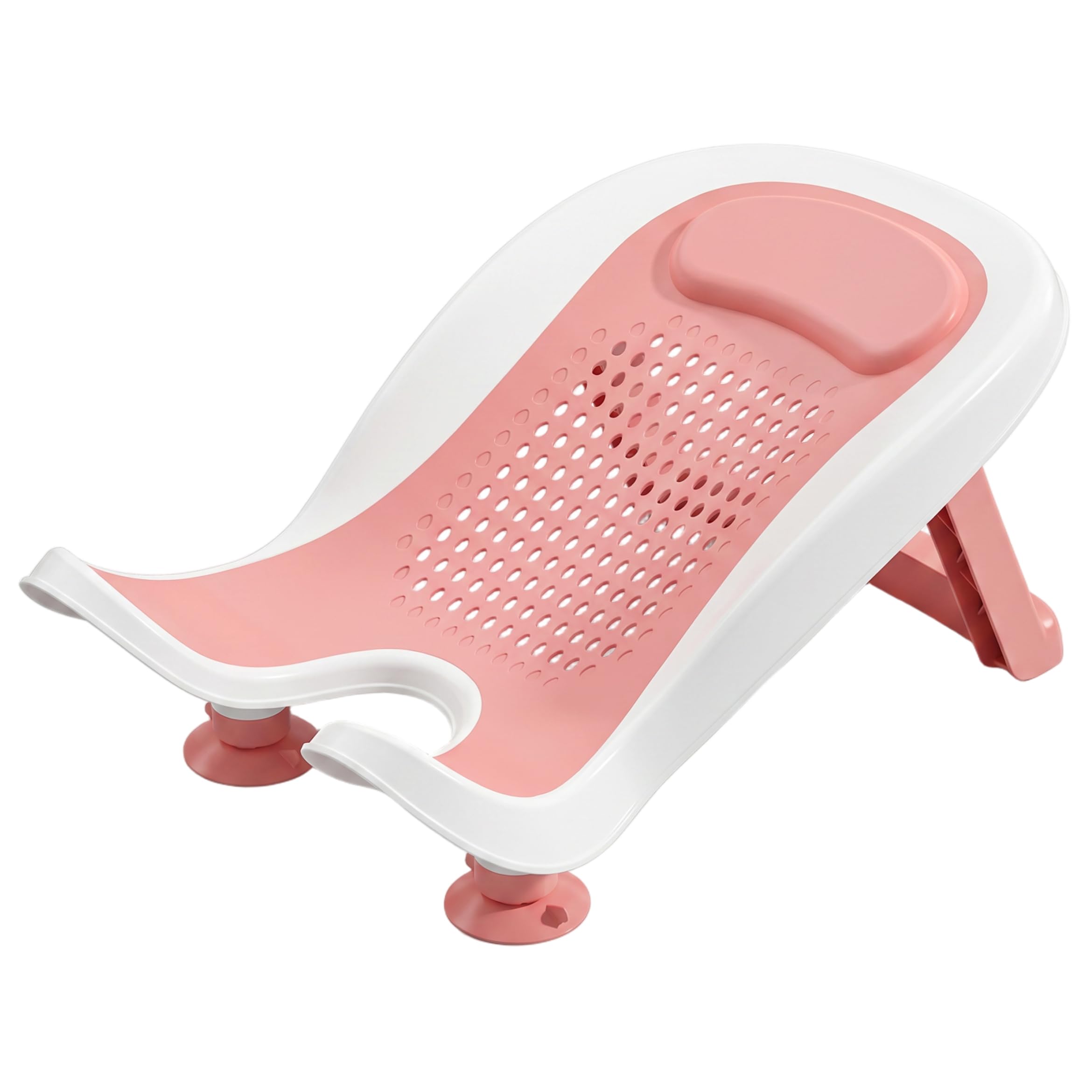 Supporto per bagnetto, vasca ergonomica per neonati con ventosa e gamba, soluzione per il bagno con lavandino antiscivolo per 0-12 mesi Style-3.