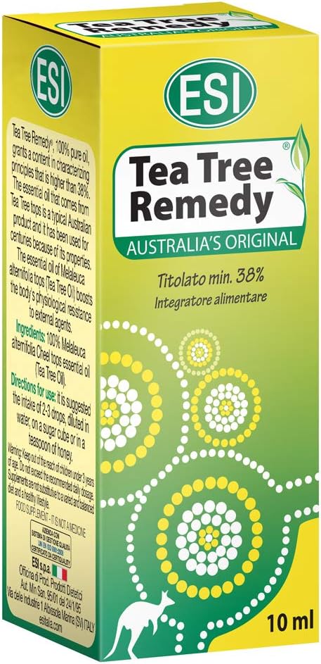 olio dell'albero del tè per l'acne biologico 0