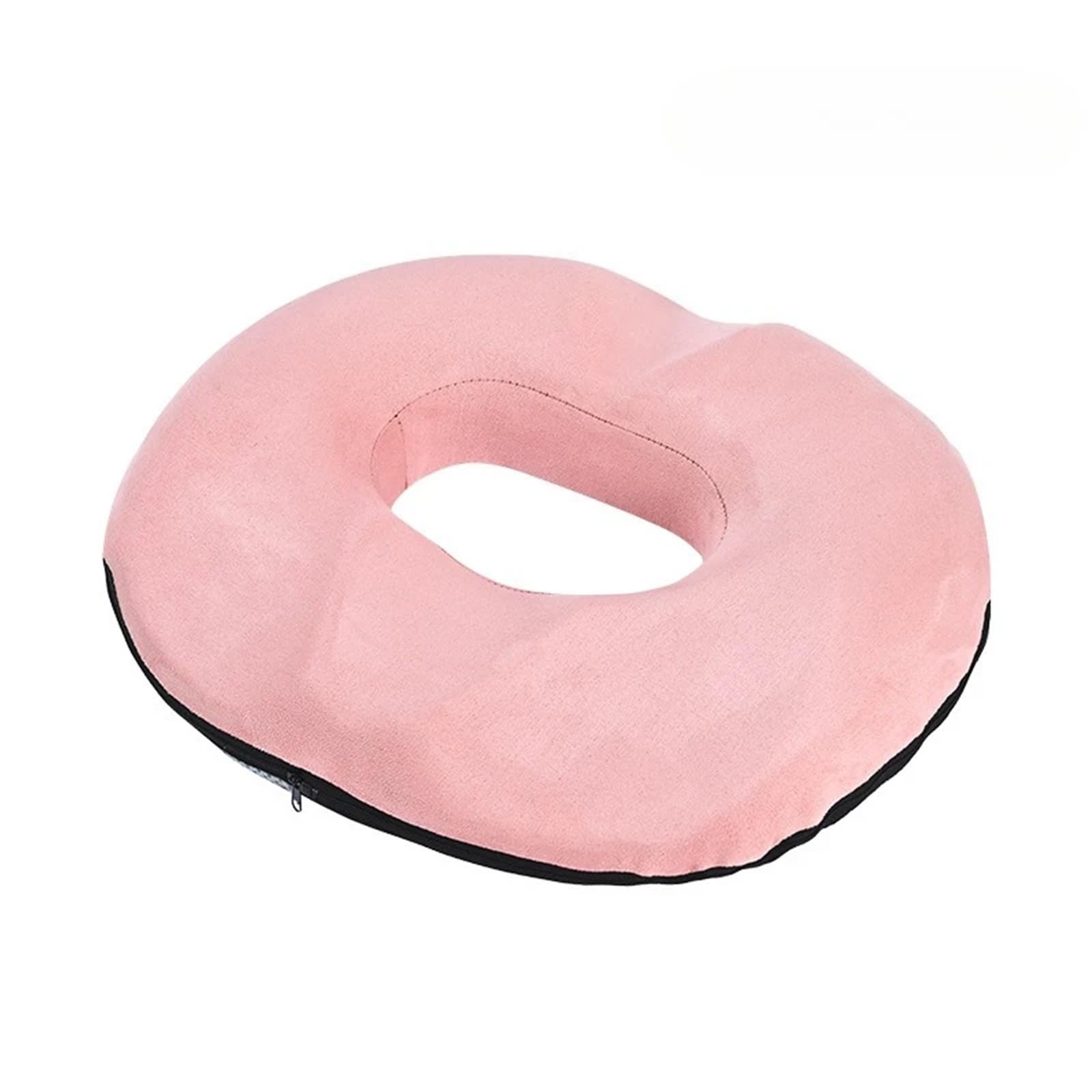 GYTTDERFL Office Chair Cushion 1pc Orthopedic Memory Foam Donut Pillow Coccyx Seat Cushion Hemorrhoid Tailbone For Pregnant Butt(Pink)