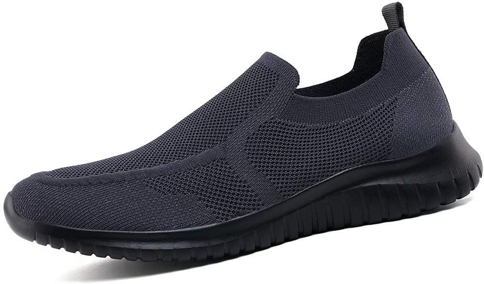 konhill Men's Breathable Tennis Shoes - Walking Casual Slip on Athletic Sneakers - Image 6