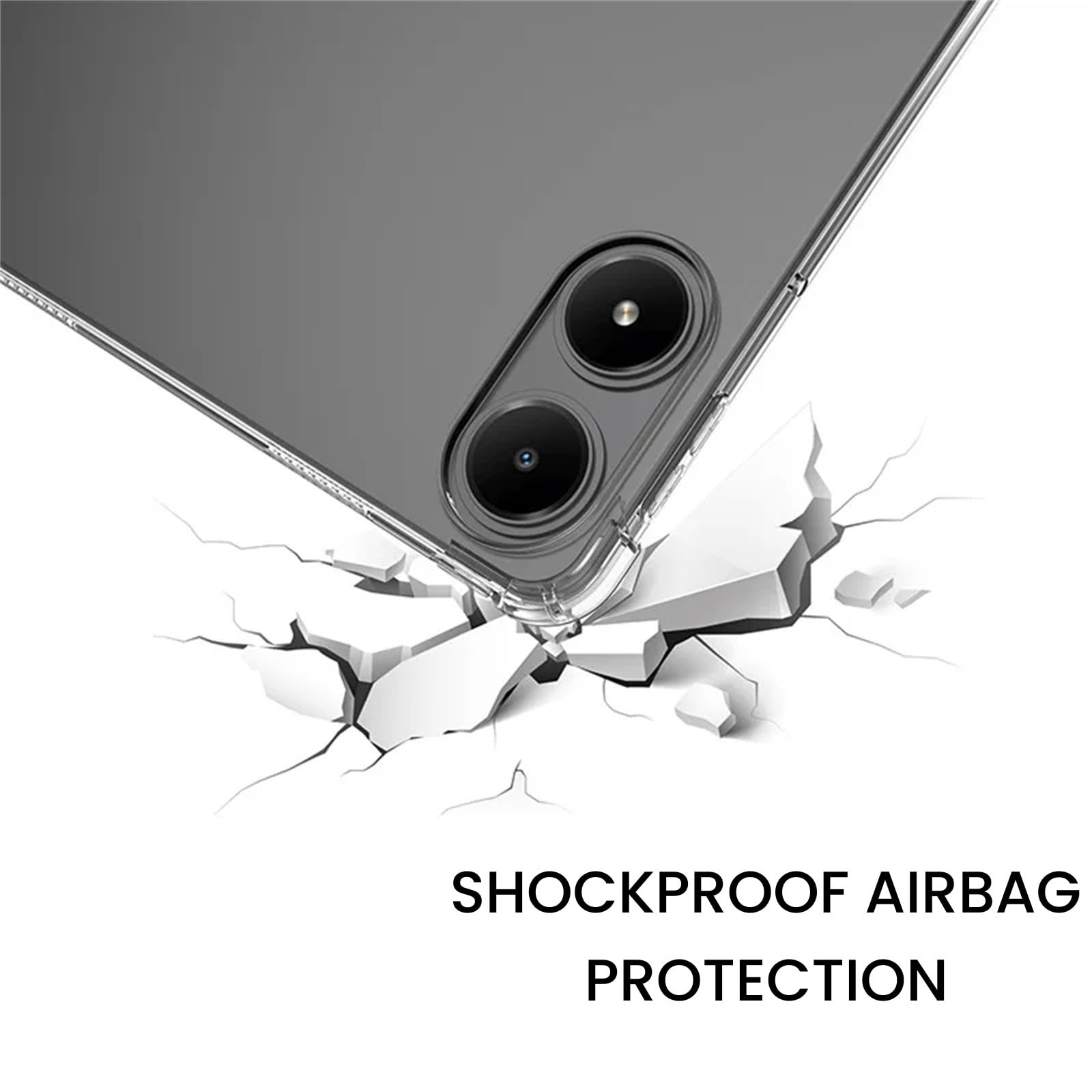MEMELOKA Custodia Trasparente In TPU Per Xiaomi Redmi Pad Pro / Xiaomi Poco Pad – Morbida, Antiurto, Anti-impronta, Con Angoli Rinforzati