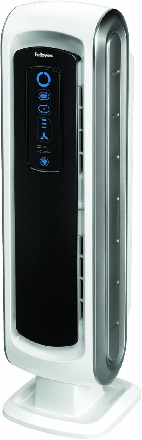 Fellowes AeraMax DX5 - Purificador de aire con filtro HEPA verdadero, apto en caso de alergias small blanco