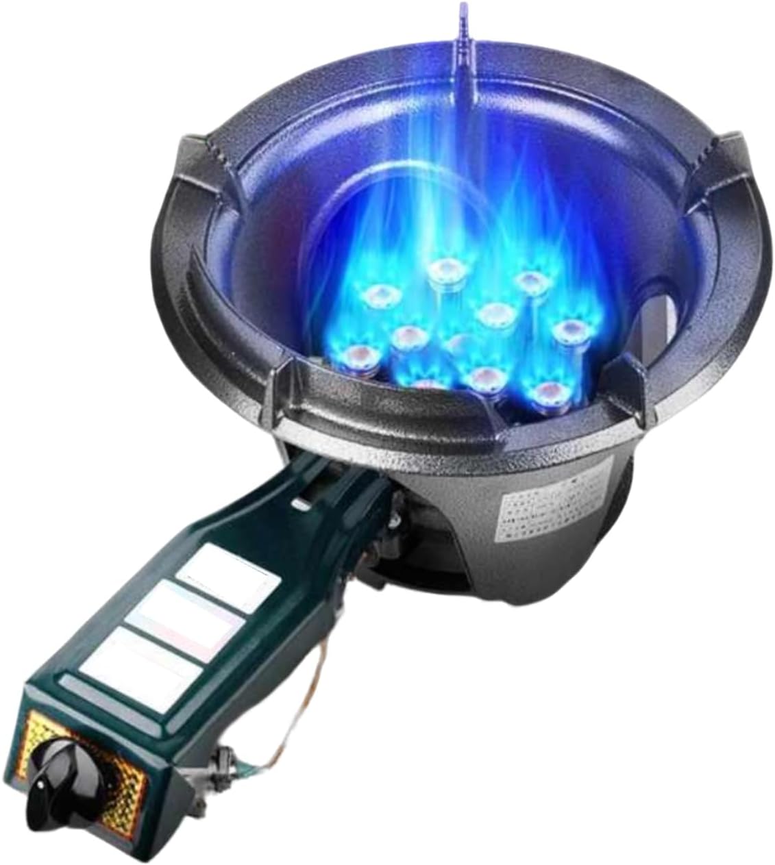 Camping Gas Stove,Commercial Energy-saving Tabletop Stoves,LPG Single Burner Propane Cooker,With Flameout Protection,9/12/14.5/18KW(9 nozzles)