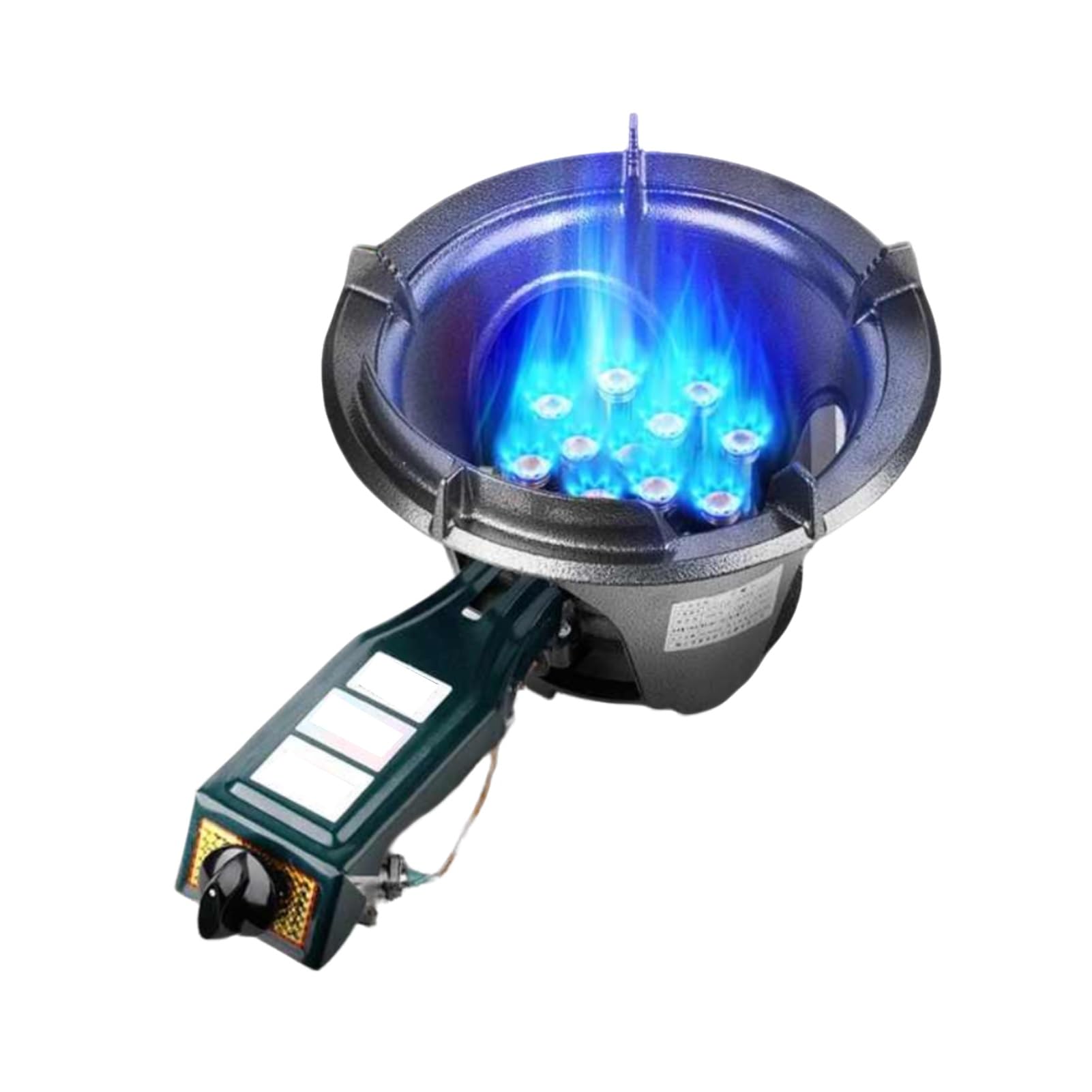 Estufa de gas para camping, de bajo consumo, de un solo quemador con protección contra llamas, estufa de mesa de alta eficiencia, perfecta para cocinar al aire libre