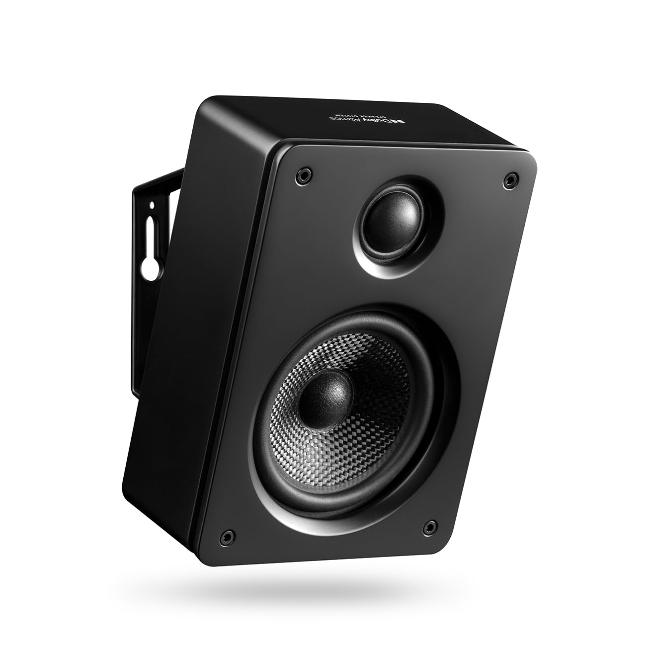 Teufel REFLEKT 2 Dolby Atmos Lautsprecher-Paar mit Dolby Atmos, als Presence Speaker, Front-Height-Speaker oder normaler Rear-Lautsprecher verwendet Werden, Heimkino System-Lautsprecher (Schwarz)