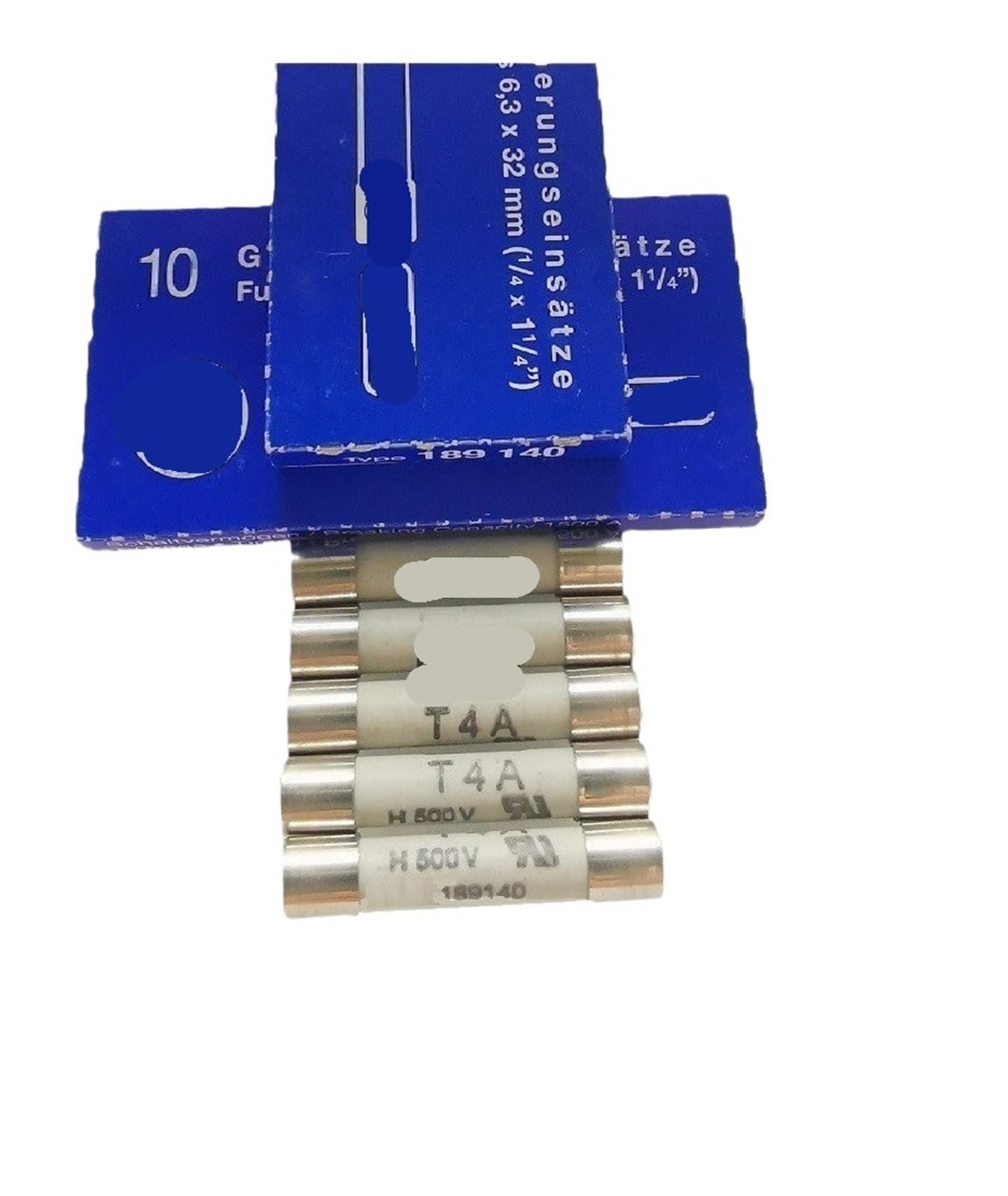 Fusible en céramique contre les surcharges électriques 500V 6x32mm pour éviter les pannes