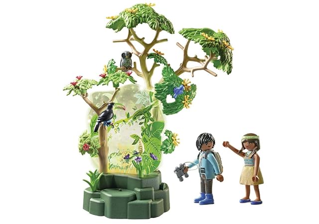 Foto 4 de 8 de PLAYMOBIL Wiltopia 71009 Selva Tropical luz Nocturna con Animales de Juguete, Luz y Sonido