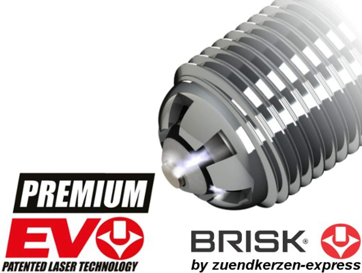 BRISK Premium EVO GR15SXC 1903 Bujías de Encendido, 4 piezas