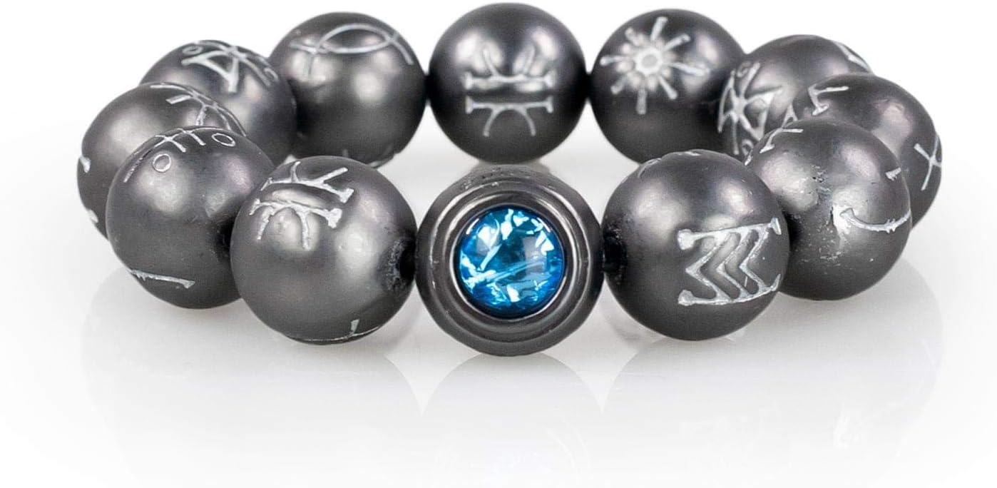 Marvel Black Panther Kimoyo Bead Bracelet, Blue | Collectible Movie Accessory