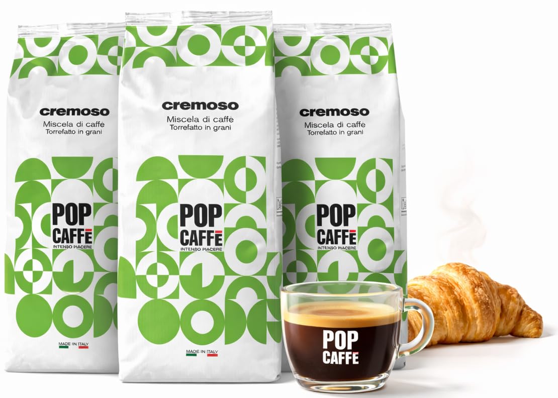 2 KG + 1 KG IN REGALO CAFFE' IN GRANI MISCELA CREMA BAR POP CAFFE'