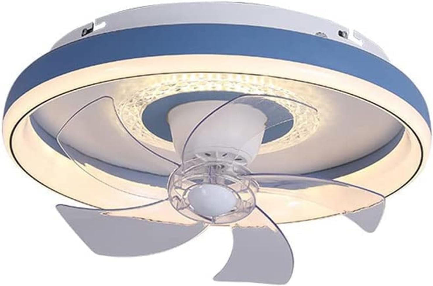 Ventilador de techo con luz LED de 108W y control remoto para el salon