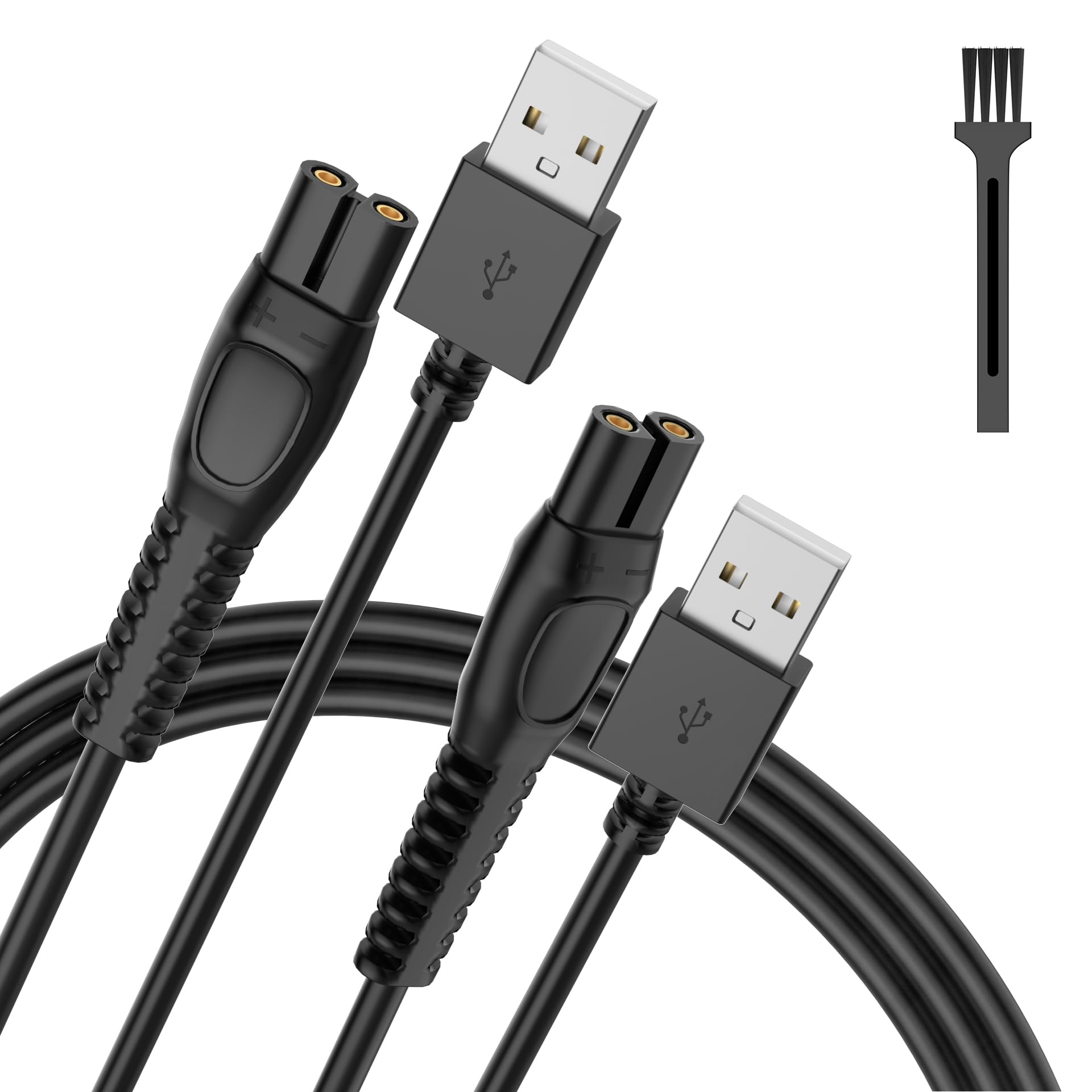 IBERLS 2-Pack 5V Cord Charger Compatible with Phillips Norelco One Blade 360 QP2724, QP2834, MG5910, MG7910, 2400, 3600, MG9510, X5006, PQ888, 5V Charging Shaver Cable