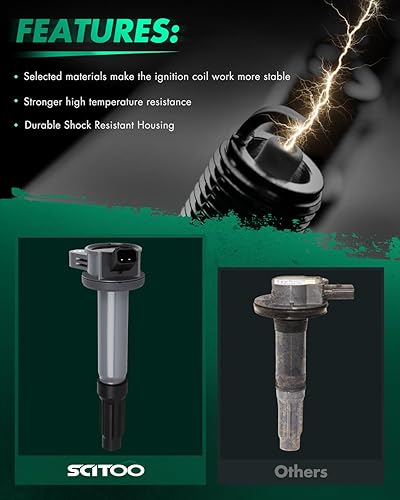 Vista 259 de Scitoo Bobinas de encendido cuadradas para Cadillac (Paquete de 8 unidades)