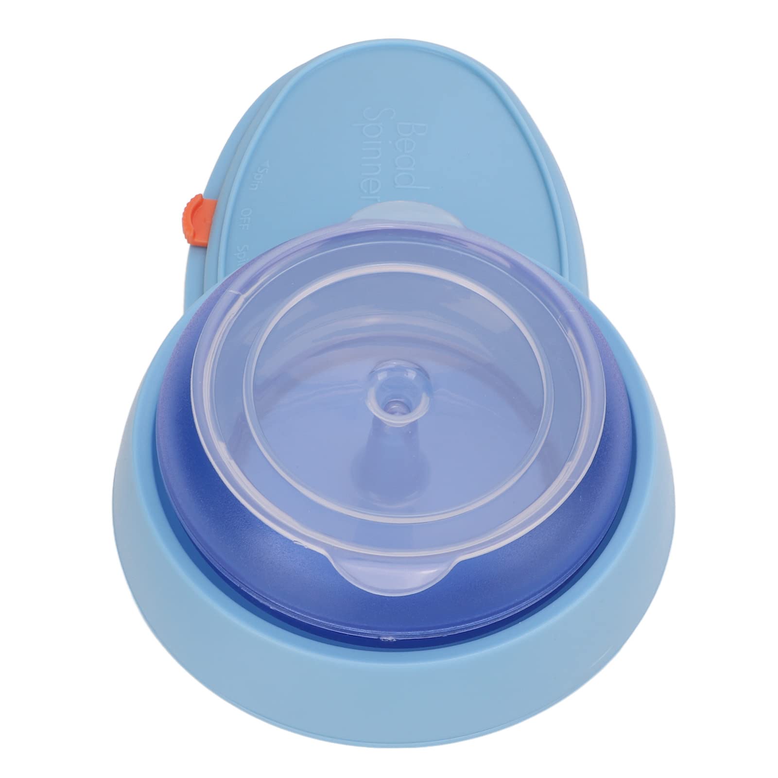 Spinner à Perles, Spin Beading Bowl Loader avec 2 Aiguilles Incurvées à Grand œil, Alimenté par Batterie, Kit de Métier à Tisser pour Bracelets à Bricoler Soi-même, Fabrication de Bijoux