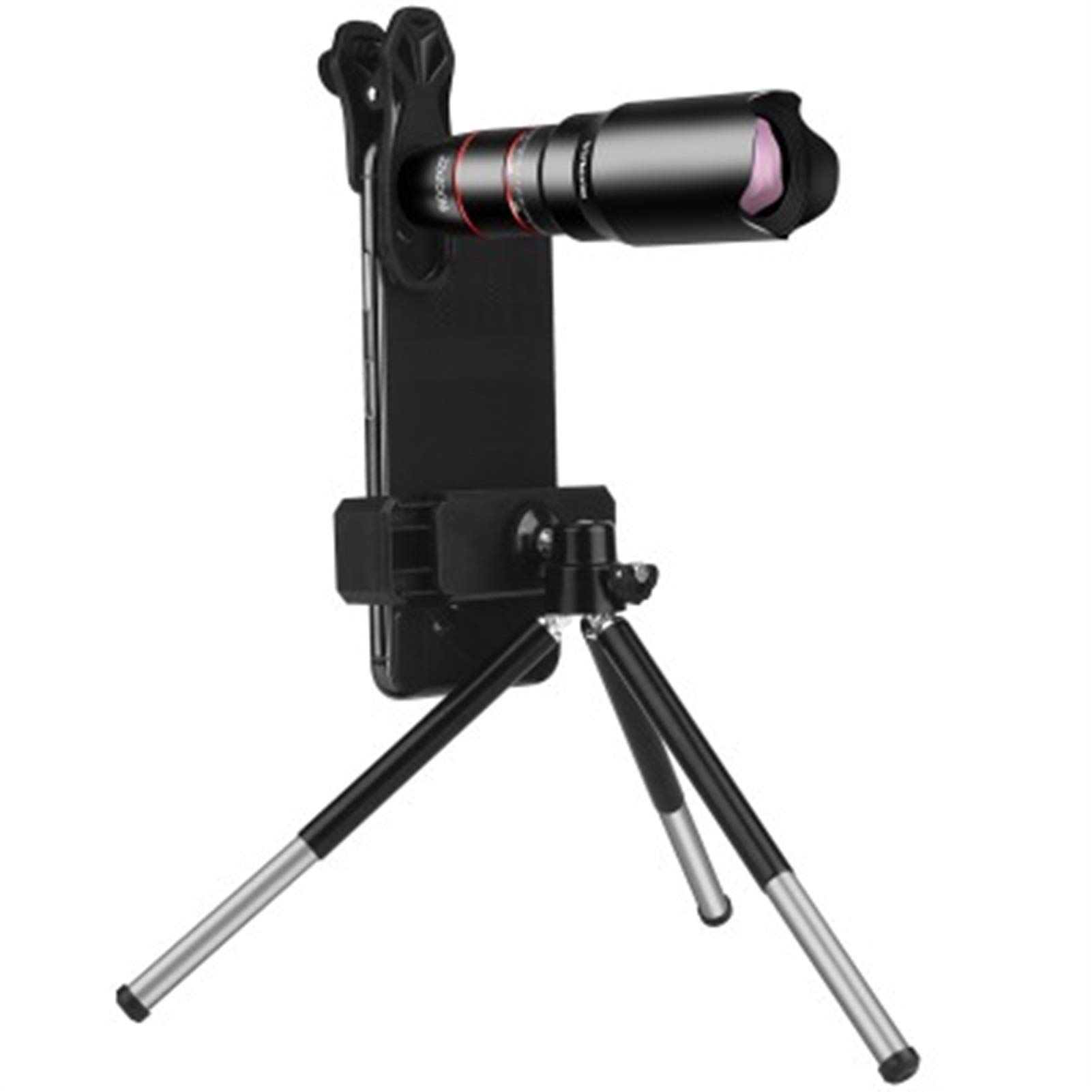 Tragbares Monokular, 22-Fach-Monokular-Teleskop für Erwachsene, Dual-Fokus-Teleskop für schwache Lichtverhältnisse, Monokular-Surround-View-System mit
