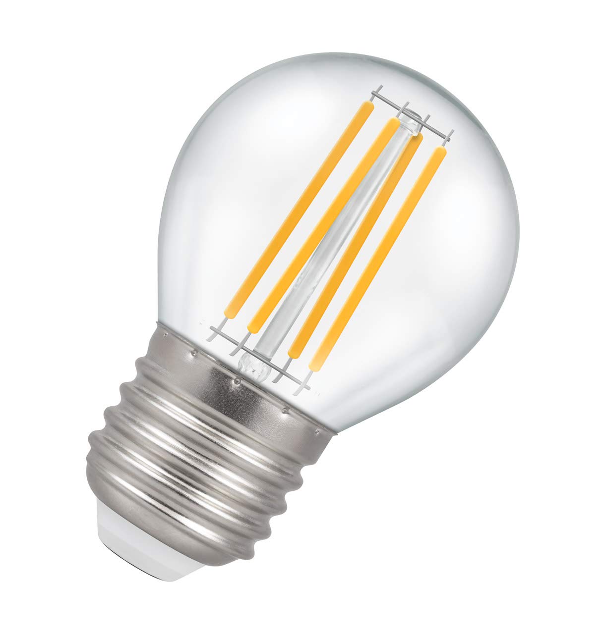 Crompton Lamps Filament Golfball LED Light Bulb ES-E27, Clear
