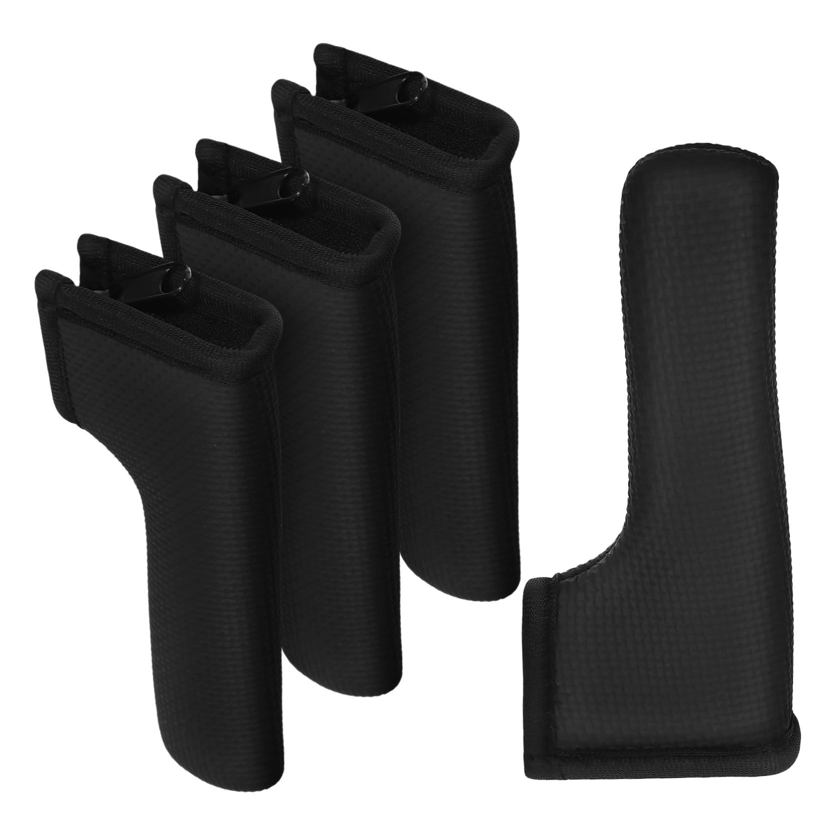 Couvre poignées de porte protection boutons noirs maison installation facile