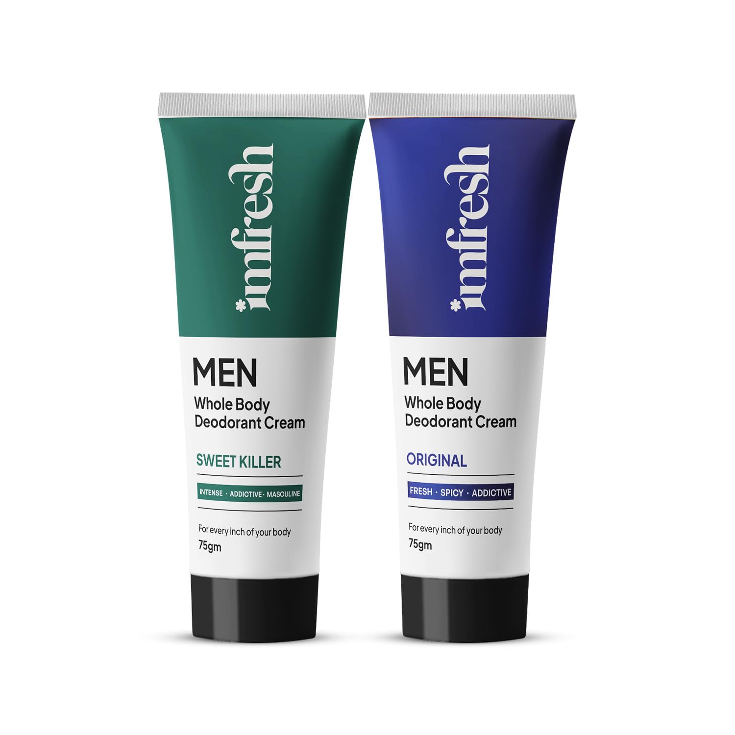 imfresh Men Aven Combo | Deodorant Cream for Men | Whole Body & Underarm Use | Long-Lasting Fresh Fragrance | Odour Control | Reduces Pigmentation & Dark Spots | Natural, Alcohol-Free (50g, Pack of 2)-image-9