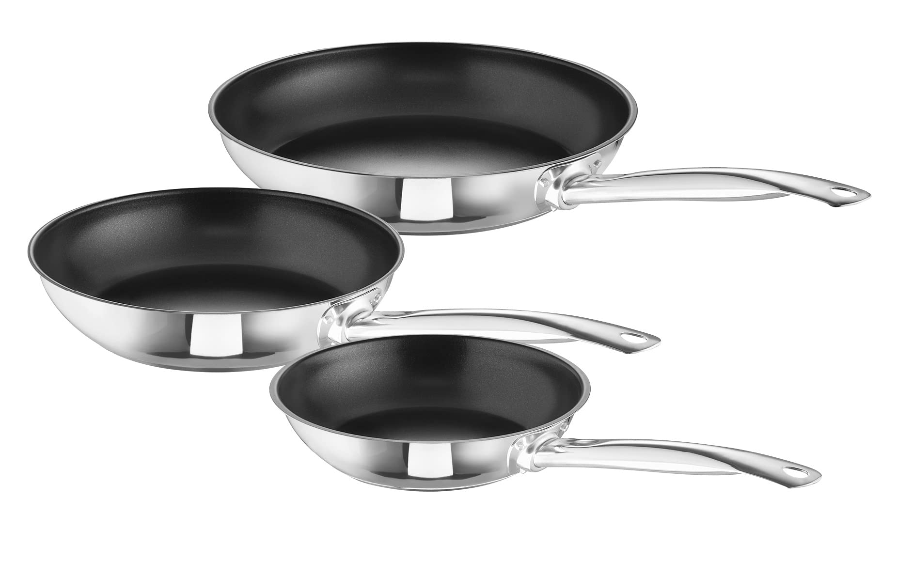 Poêle à frire ROHE Bobby en inox 24 cm pour cuisiner de bons petits plats en famille