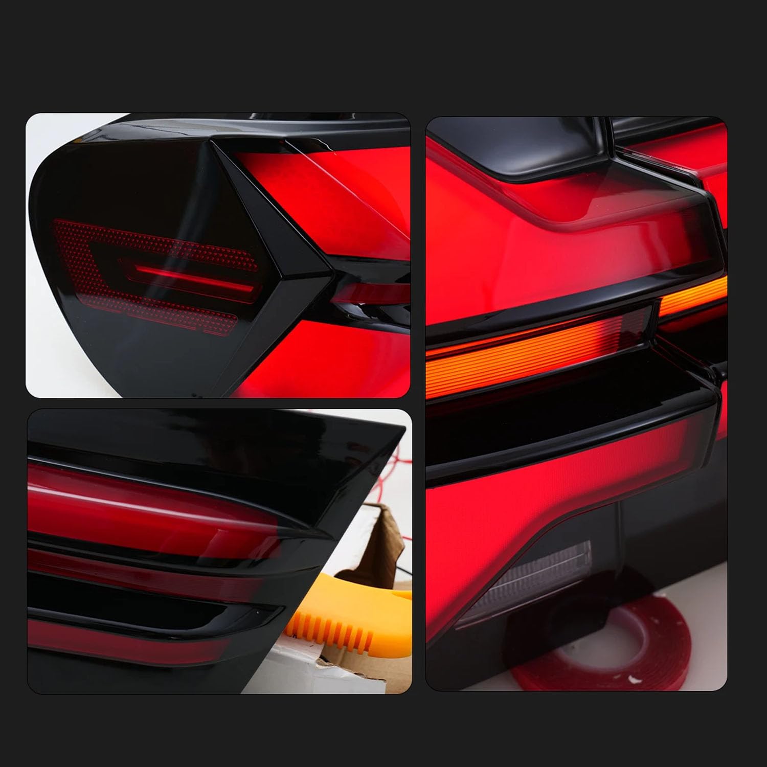 Piloto Trasero para BMW X5 E70 2007 2008 2009 2010 2011 2012 2013,Luz Trasera De Frenos Lámpara Parada Humo Y Transparentes Coche Luces Cola