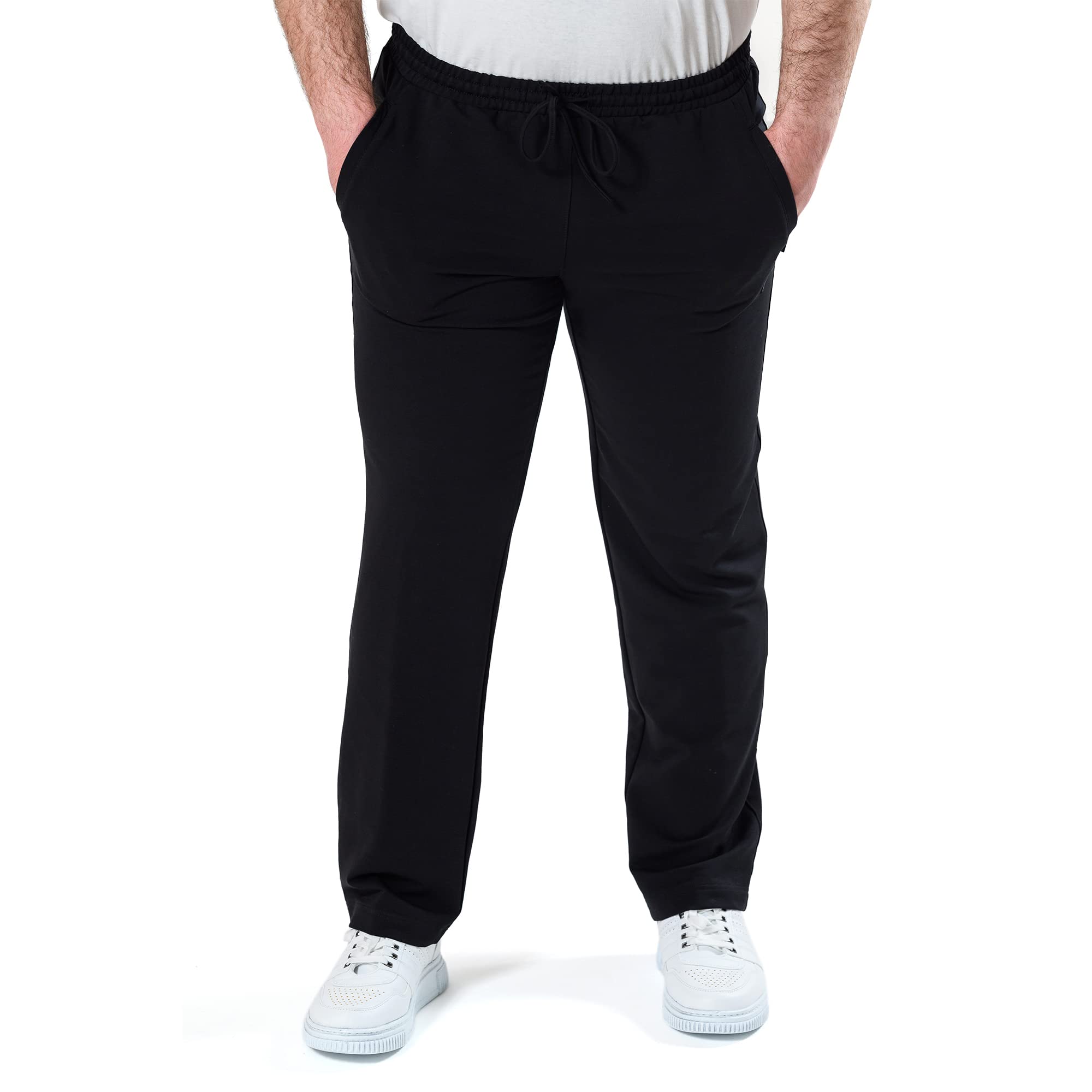 Klassische gerade geschnittene Herren Jogginghose für Sport- und Freizeit