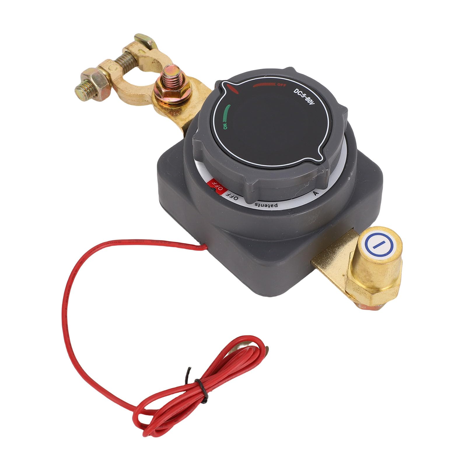 Interruttore Torvex, isolatore dell'interruttore di disconnessione della batteria con display digitale della tensione, interruzione dell'alimentazione per veicoli per auto, yacht