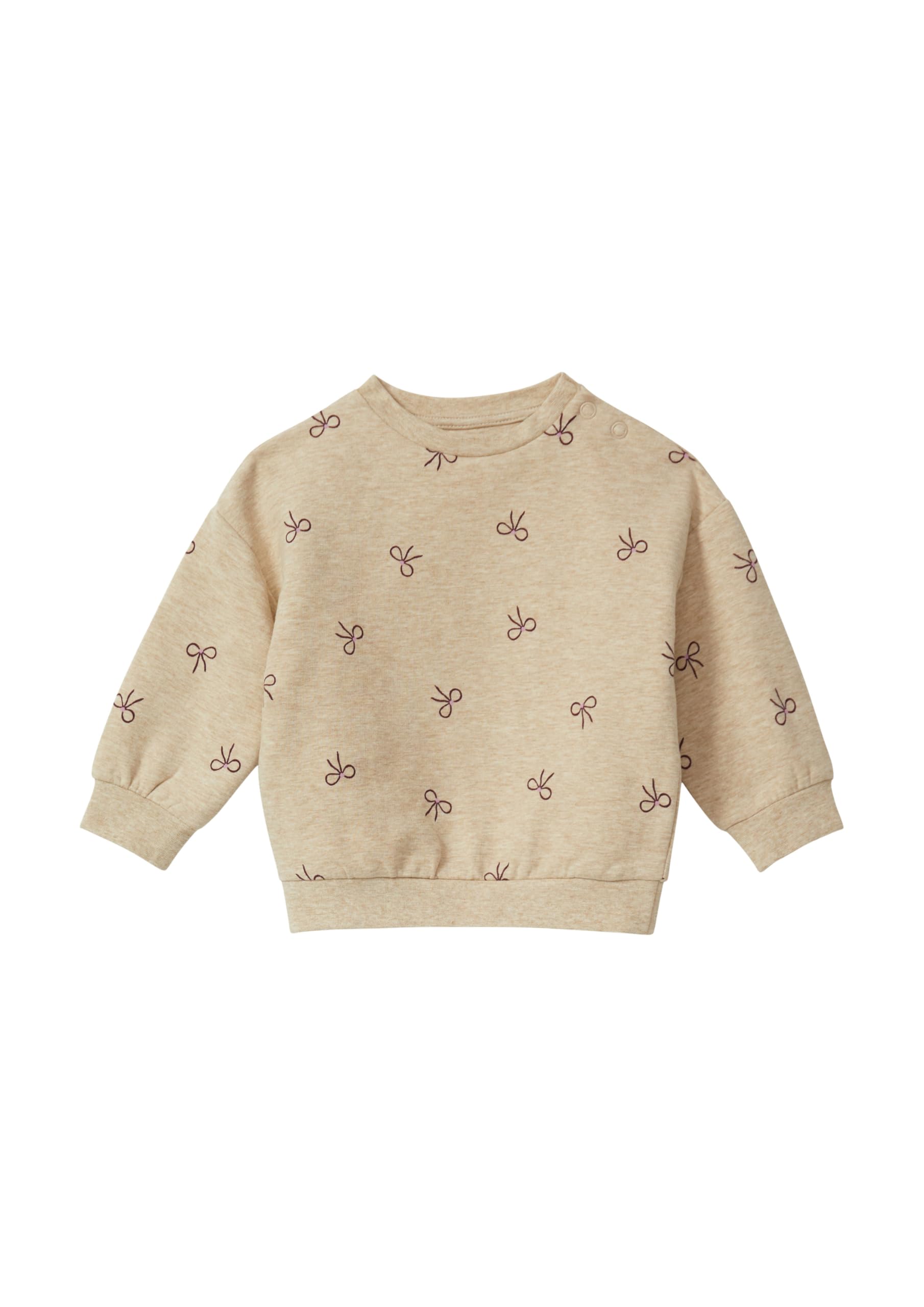 s.Oliver Kuscheliges Sweatshirt mit All-Over-Print
