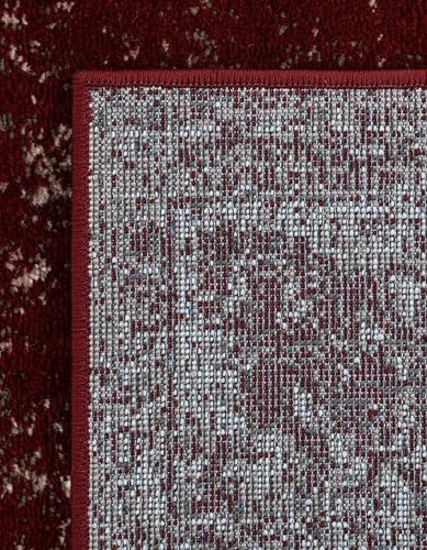 Tapis traditionnel bordeaux Unique Loom 274x366 cm Sofia pour salon chic - 7
