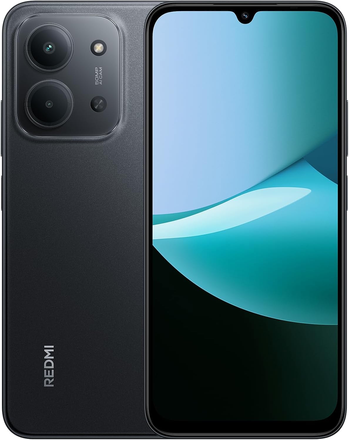 XIAOMI Redmi 15C - Smartphone 4+256GB, Pantalla 6,9" 120 Hz, Cámara Dual con IA de 50 MP, Procesador octacore, Batería de 6000mAh, Carga rápida de 33W, Cargador no Incluido, Negro (Versión ES)