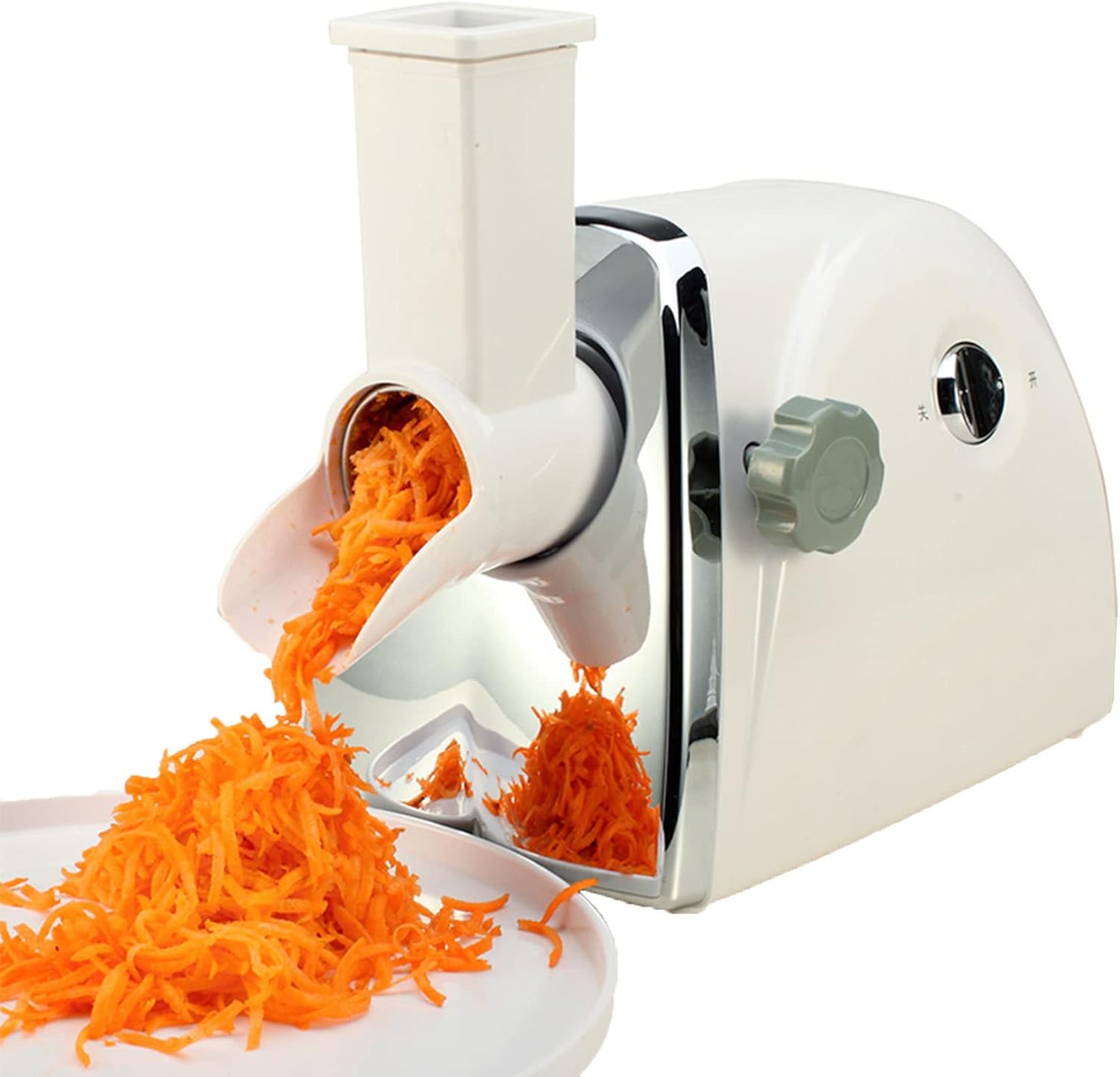 XDLYWUZIQ Commercial Cheese Grater, Rotary Cheese Grater, Vegetable