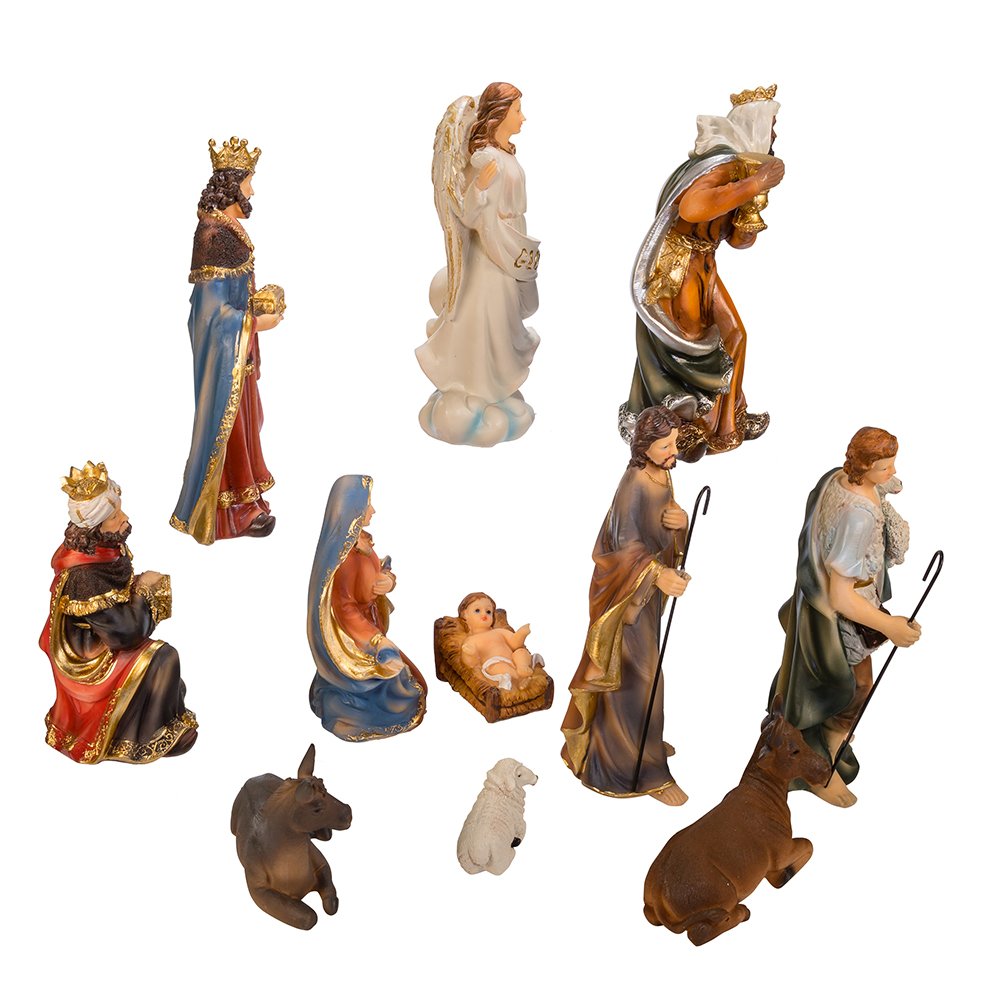 Kurt S. Adler Crèche de Noël de 21,6 cm (Lot de 11), 11