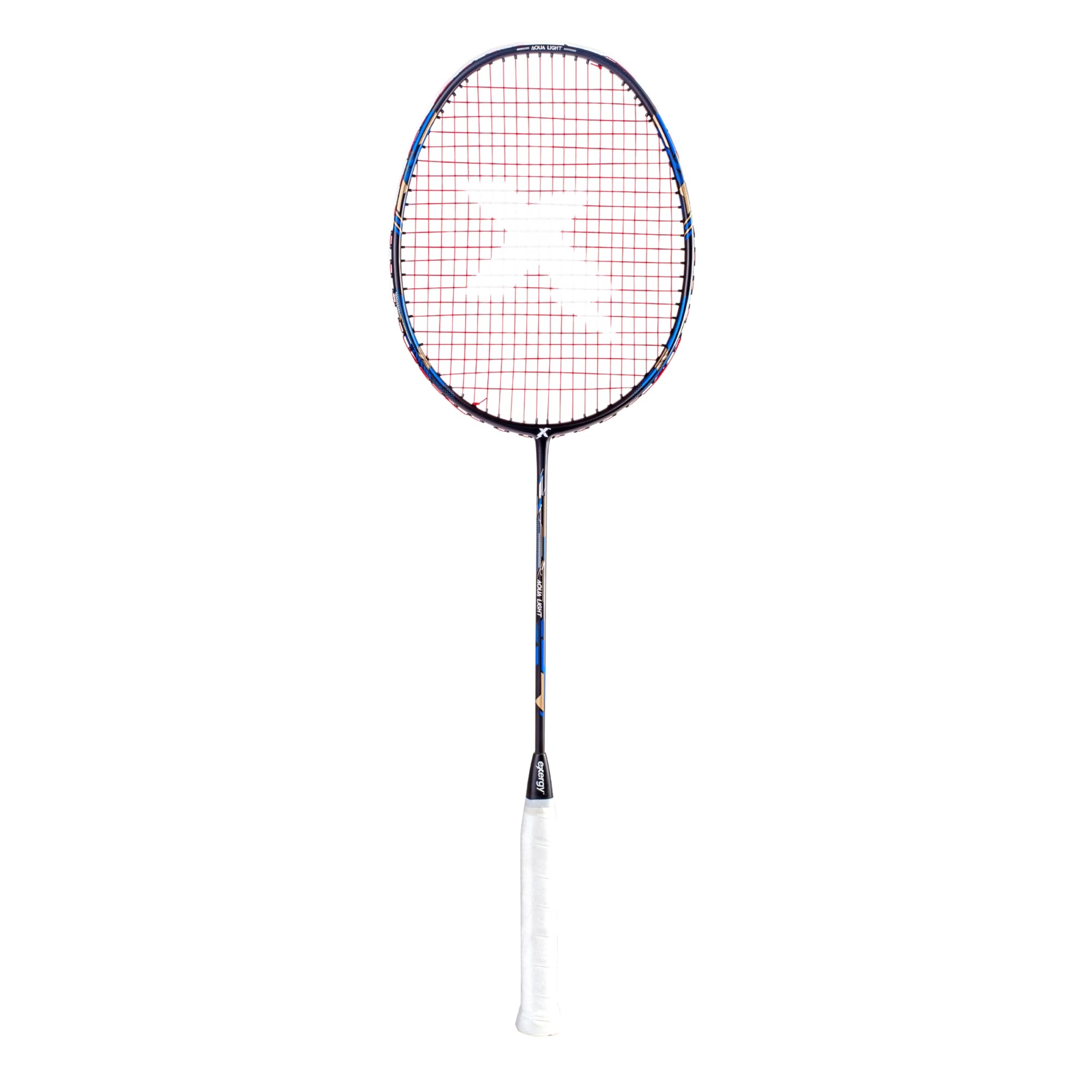EXERGY Aqua Lite Swift Flight Badminton Racket, Japanese Graphite, 77g 4U, 320mm Balance, Lightweight Speed & Precision, Black-image-47
