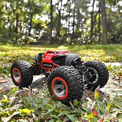 BEZGAR TD141 Ferngesteuertes Auto – 4WD 2.4GHz RC Auto für Kinder, Verwandeln Auto Spielzeug Stunt car mit…