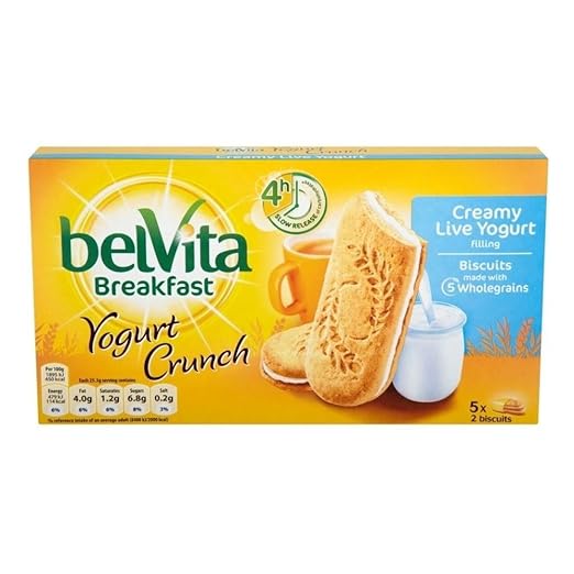 Belvita Breakfast Biscuits - Yogurt Crunch (5x50g)