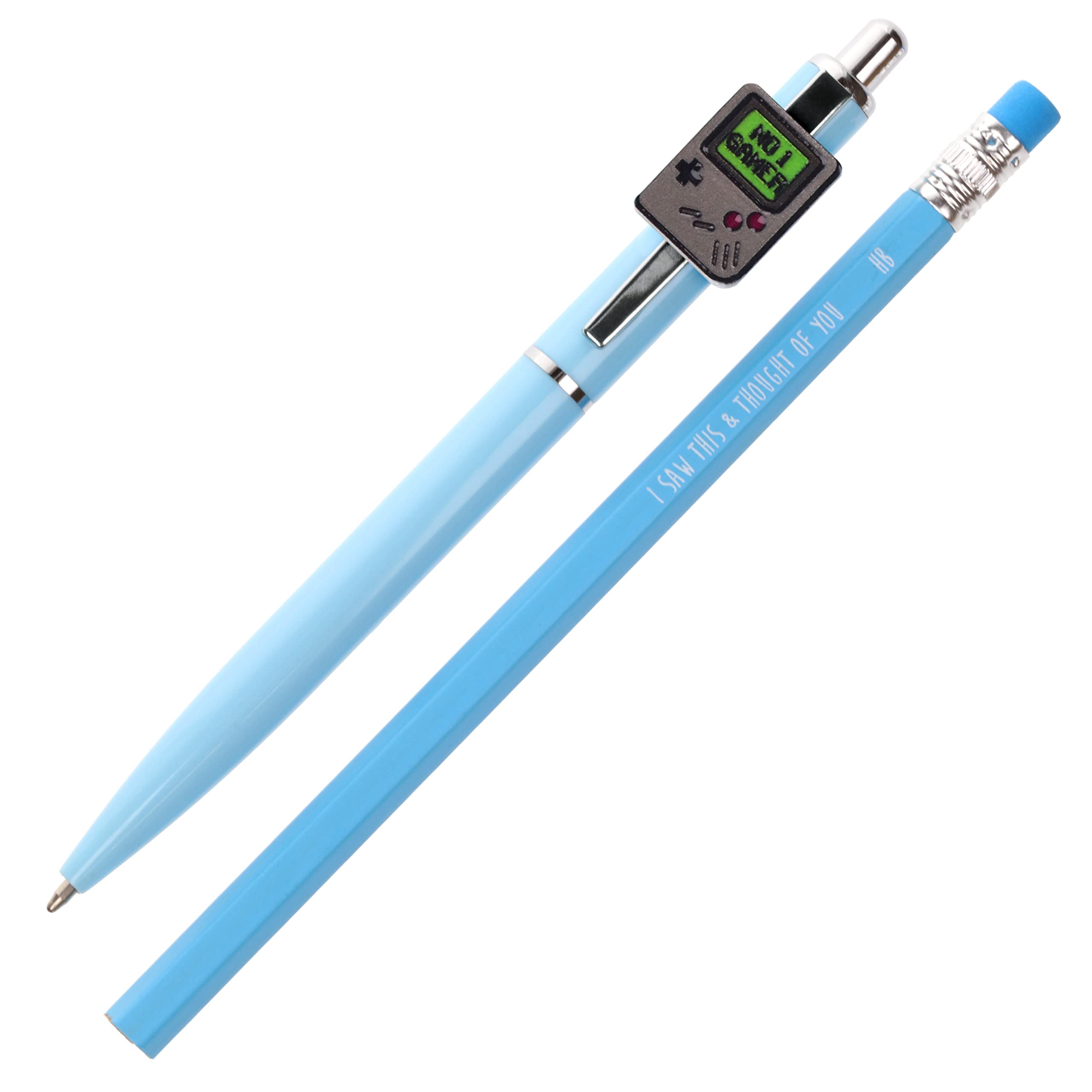 Stands Out, Supplying Outstanding Gifts Number 1 Gamer Console Pen and Pencil Set Kids Charm Topper School Stationary Kits Gift