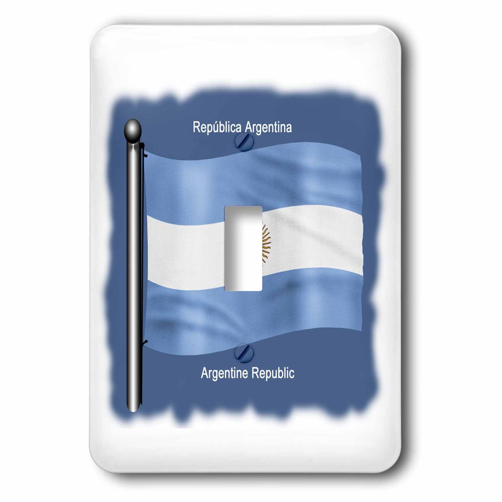 Interrupteur à baïonnette Argentine 3dRose lsp_51740_1 pour personnaliser votre salon ou bureau