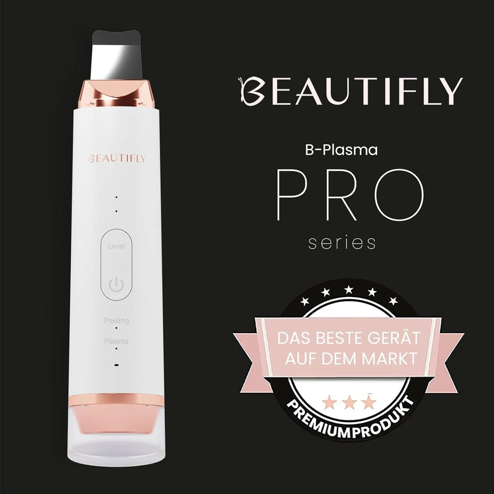 Beautifly B-Plasma Pro Pen, Anti Akne, Anti Aging, Ultraschallpeelinggerät