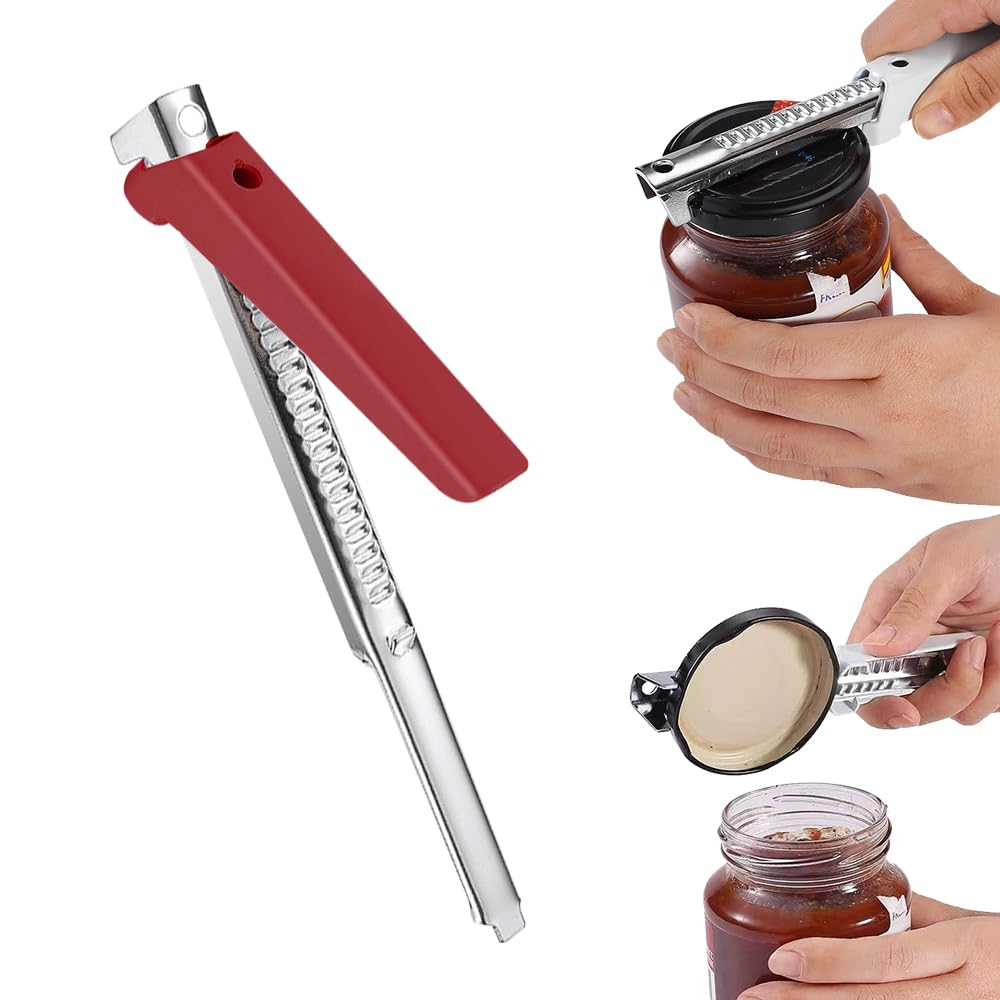 Abrelatas manual para artritis y manos débiles, abridor de tapas multifuncional para personas mayores, diseño 2026 sin esfuerzo, fácil agarre, herramienta de cocina ideal