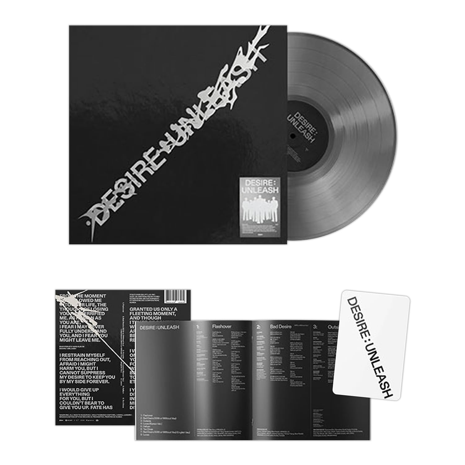 DESIRE : UNLEASH Ver.] + 2 Pin Badges + 4 Extra Photocards
