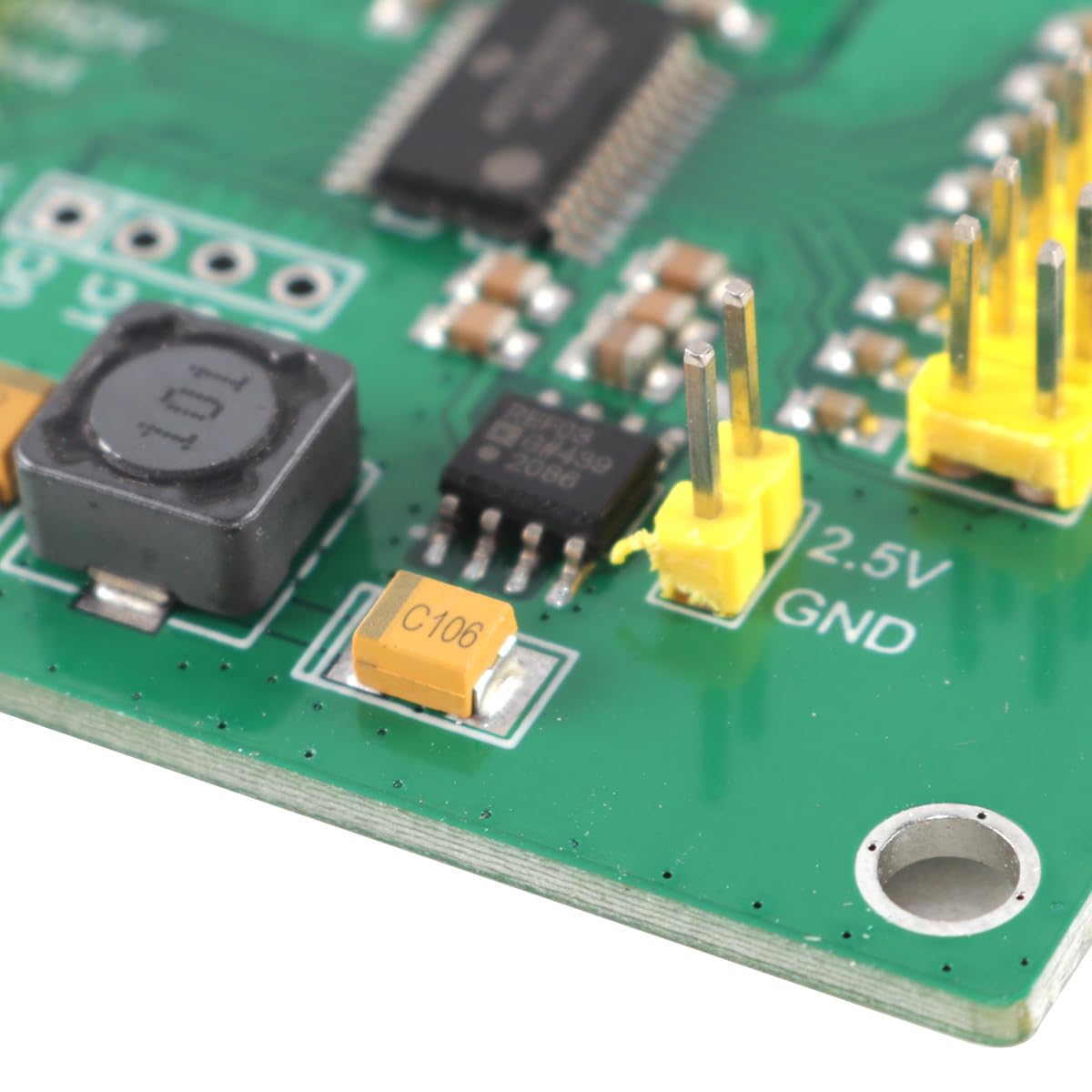 Ausi Modulo ADC a 8 canali e 24 bit ADS1256, scheda di acquisizione analogico-digitale ad alta precisione con campionamento a 30 ksps, interfaccia SPI