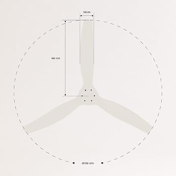create ikohs windcalm dc ceiling fan with winter-summer function ultra-quiet