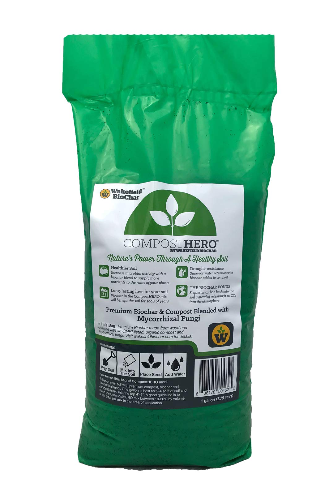 Buy Wakefield Compost Hero Biochar Blend Premium Aged Organic Compost