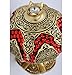 Pomegranate Muslim Home Table Decor Showpiece Eid Gift Islamic Ayatul Kursi (Gold)