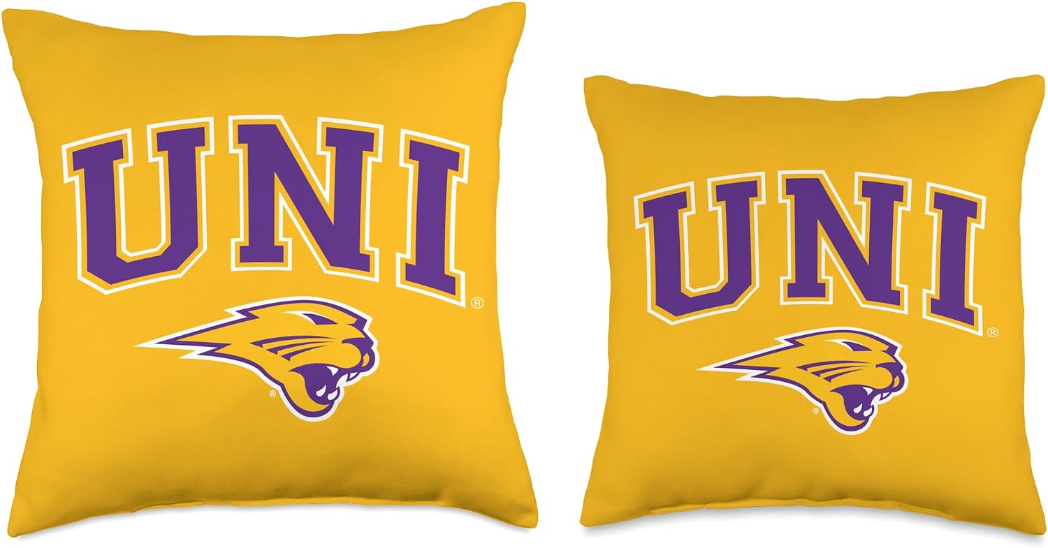 Northern Iowa Panthers | Official NCAA Merch | NAFPUNI03 Throw Pillow