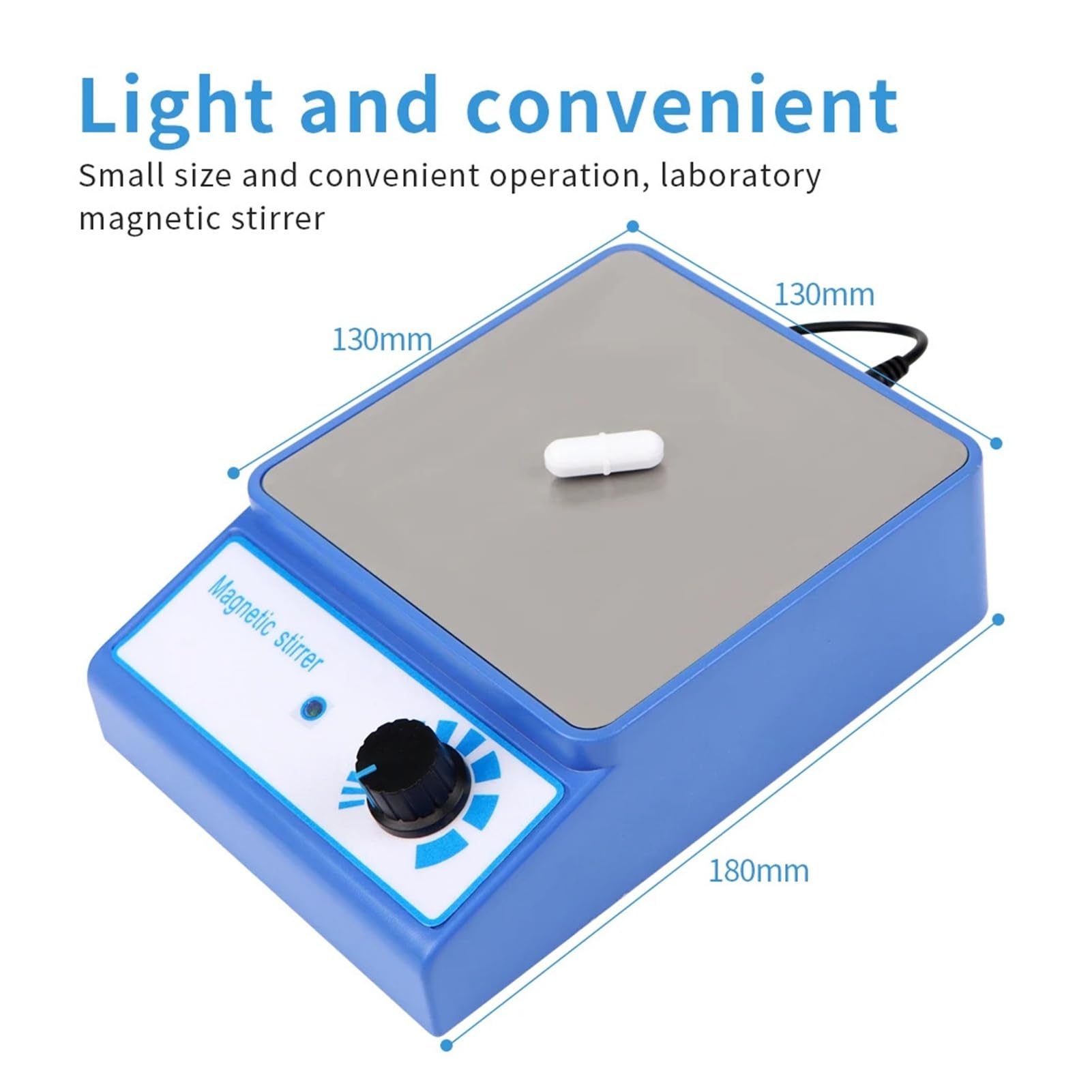 Mieszadło magnetyczne z elektroniczną regulacją prędkości, 3000 obr./min, mieszadło magnetyczne z mieszadłem, szybki silnik do laboratorium (US)