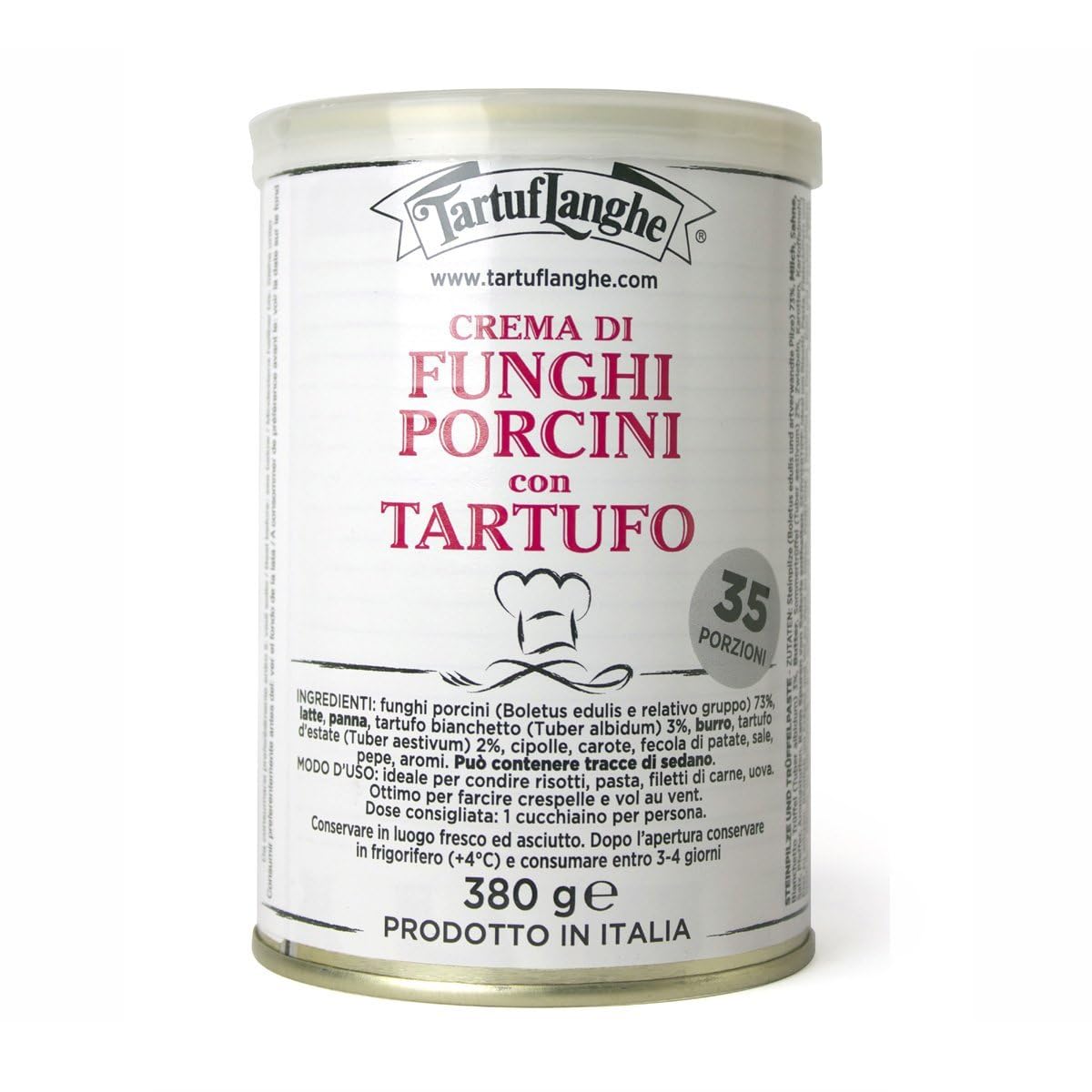 TartufLanghe Porcini Mushroom and White Truffle Cream Sauce - 13 4 oz
