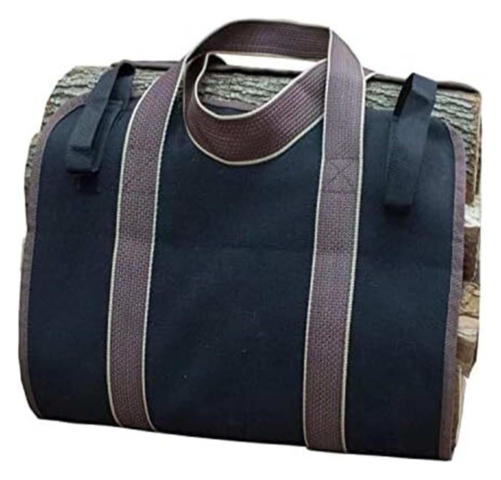 Cyjaznhh Black Canvas Firewood Log
