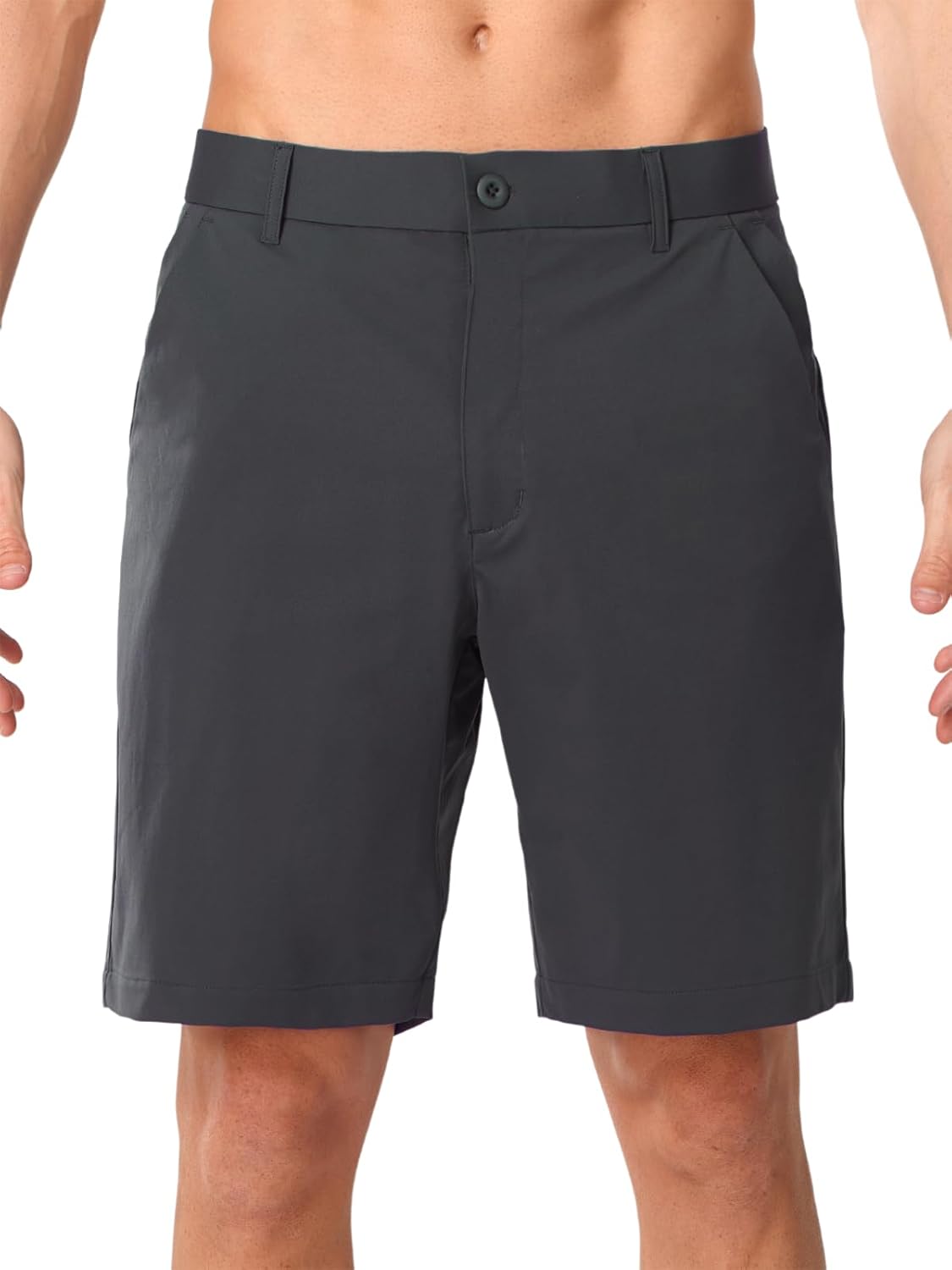 NORTHYARD Mens Golf Shorts Casual 9" Work Dress Hiking Beach Travel Shorts with Pockets Lightweight Quick Dry
