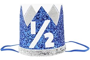 Golden Crown Headband Celebrates 1/2 Birthday with Panache