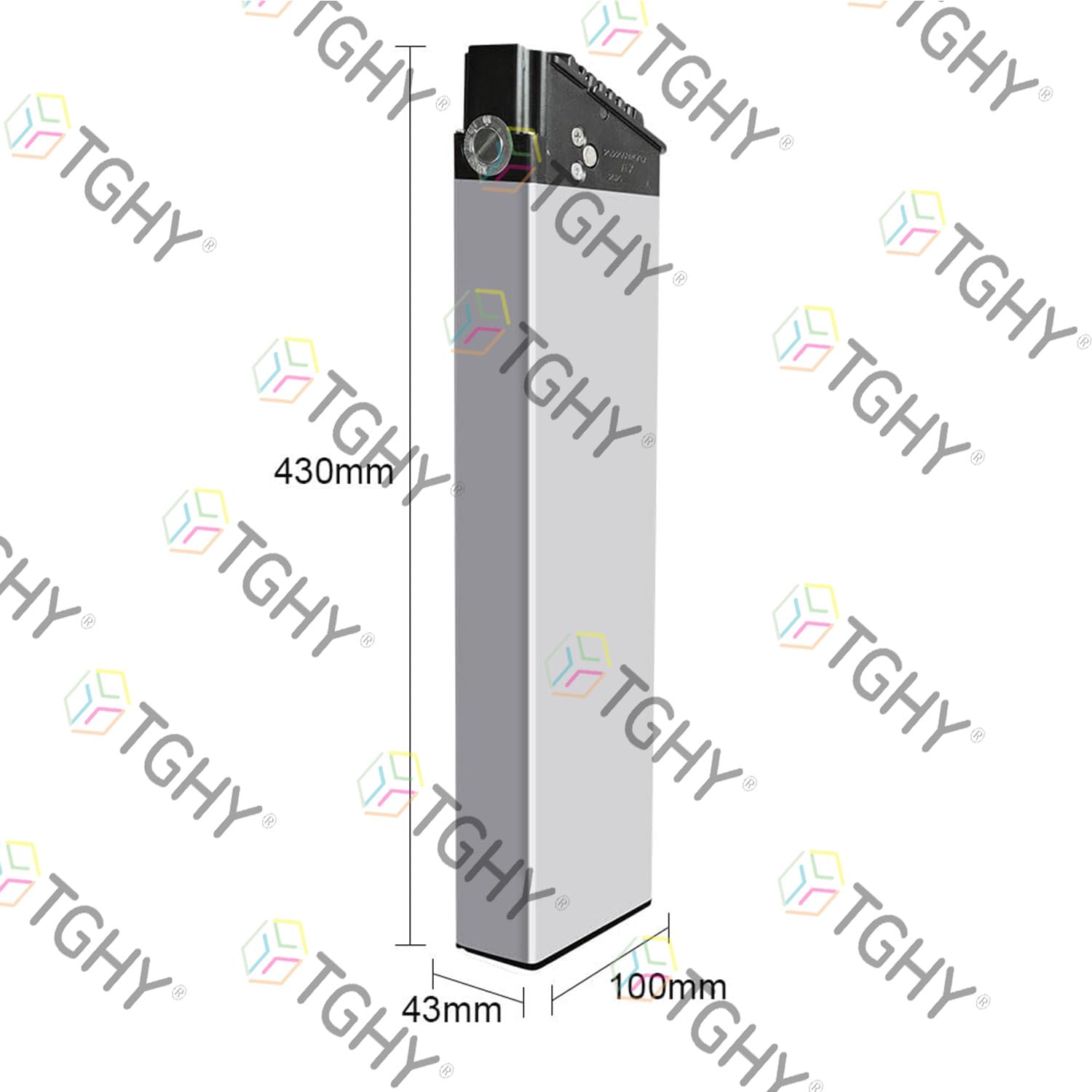 TGHY Batería de Litio extraíble de Repuesto de 36 V 15 Ah/17,5 Ah o batería Interna Oculta de 48 V 10,4 Ah/12,8 Ah/14 Ah con Cargador para Motor de Bicicleta Plegable de 50-700 W.,48v 10.4ah